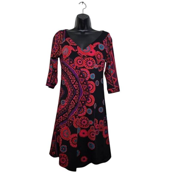 Julie Brown Dress Size Small Floral Mandela - Picture 1 of 7